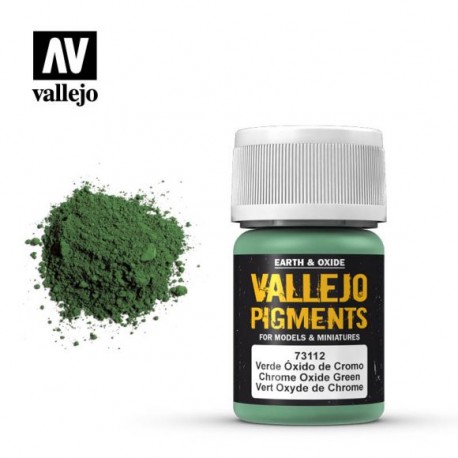 Vallejo Pigments 73.112 Chrome Ox Green