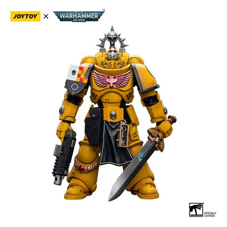 Warhammer 40k Action Figure 1/18 Imperial Fists Lieutenant with Power Sword 12 cm (przedsprzedaż)