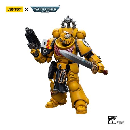 Warhammer 40k Action Figure 1/18 Imperial Fists Lieutenant with Power Sword 12 cm (przedsprzedaż)