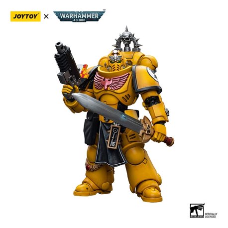 Warhammer 40k Action Figure 1/18 Imperial Fists Lieutenant with Power Sword 12 cm (przedsprzedaż)