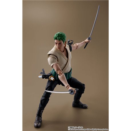 One Piece S.H. Figuarts Action Figure Roronoa Zoro (Netflix) 14 cm (przedsprzedaż)