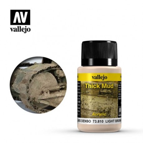 Vallejo Weathering Effect 73.810 Light Brown Thick Mud