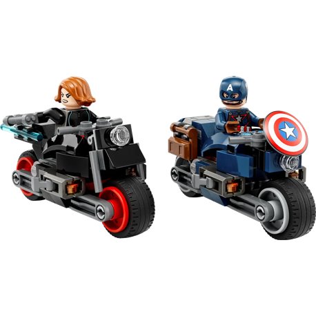 LEGO 76260 Marvel Motocykle Czarnej Wdowy i Kapitana Ameryki