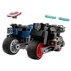 LEGO 76260 Marvel Motocykle Czarnej Wdowy i Kapitana Ameryki
