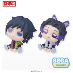 Demon Slayer: Kimetsu no Yaiba Chubby Collection PVC Statue Shinobu Kocho & Giyu Tomioka (EX) 6 cm (przedsprzedaż)