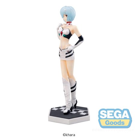 Evangelion Luminasta PVC Statue Evangelion Racing Rei Ayanami Pit Walk 21 cm (przedsprzedaż)