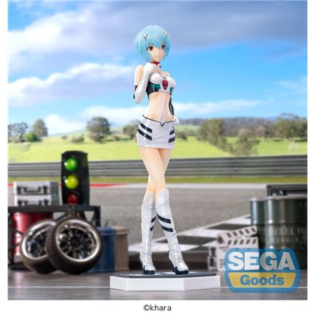 Evangelion Luminasta PVC Statue Evangelion Racing Rei Ayanami Pit Walk 21 cm (przedsprzedaż)