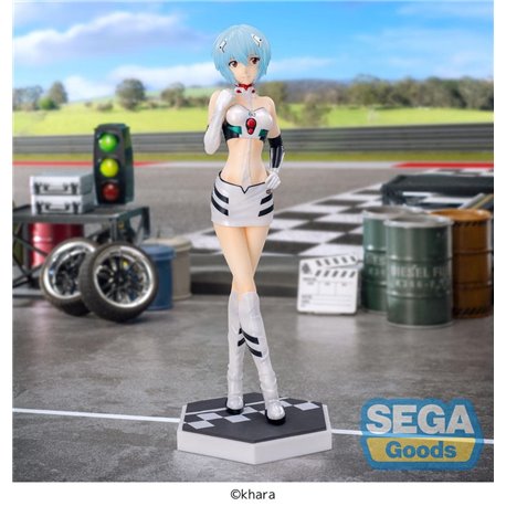 Evangelion Luminasta PVC Statue Evangelion Racing Rei Ayanami Pit Walk 21 cm (przedsprzedaż)