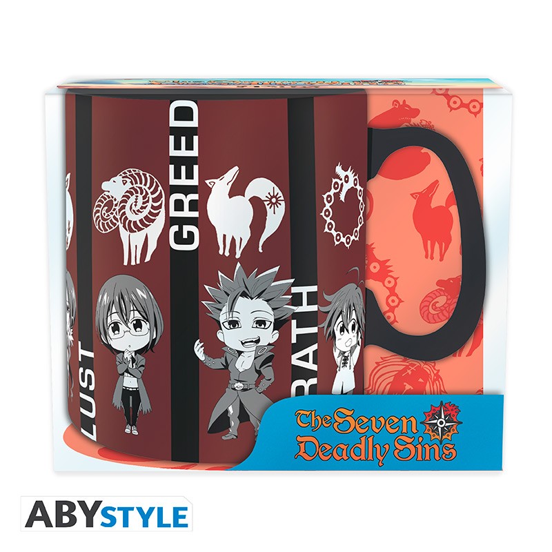 Kubek - The Seven Deadly Sins Chibi Sins 460ml