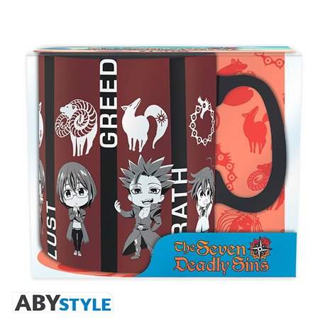 Kubek - The Seven Deadly Sins Chibi Sins 460ml