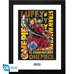 Plakat w ramce - One PIece - Luffy in Wano Artwork