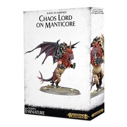 Age of Sigmar Slaves to Darkness Chaos Lord On Manticore (mail order)