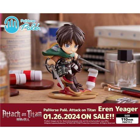 Attack on Titan PalVerse PVC Statue Eren Yeager 11 cm (przedsprzedaż)