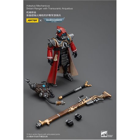 Warhammer 40k Action Figure 1/18 Adeptus Mechanicus Skitarii Ranger with Transuranic Arquebus (przedsprzedaż)