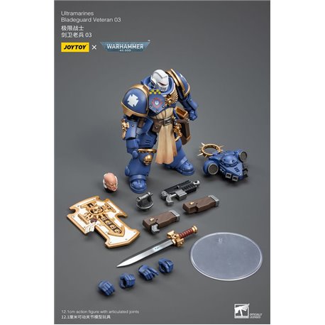 Warhammer 40k Action Figure 1/18 Ultramarines Bladeguard Veteran 03 12 cm (przedsprzedaż)