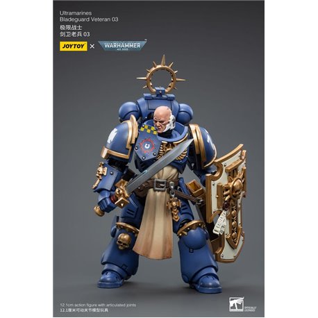 Warhammer 40k Action Figure 1/18 Ultramarines Bladeguard Veteran 03 12 cm (przedsprzedaż)