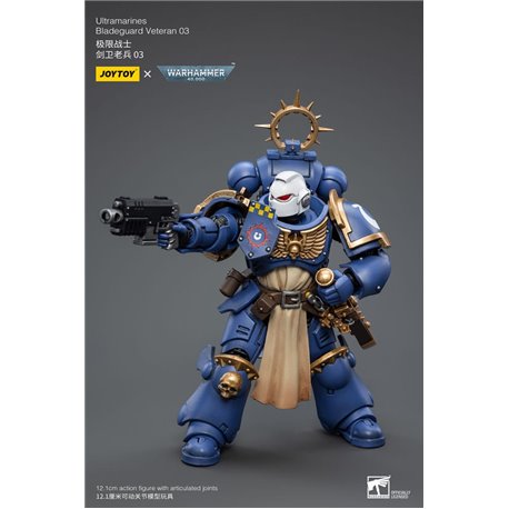 Warhammer 40k Action Figure 1/18 Ultramarines Bladeguard Veteran 03 12 cm (przedsprzedaż)