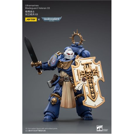 Warhammer 40k Action Figure 1/18 Ultramarines Bladeguard Veteran 03 12 cm (przedsprzedaż)