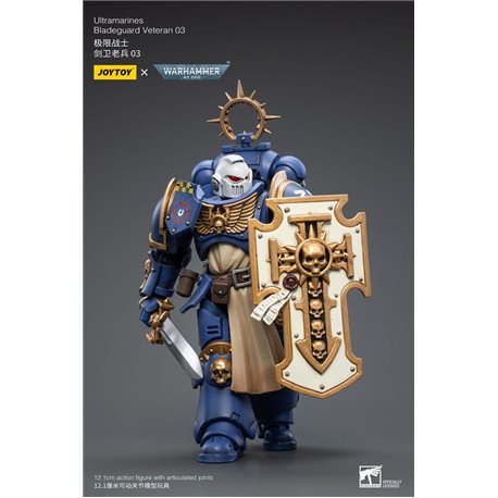 Warhammer 40k Action Figure 1/18 Ultramarines Bladeguard Veteran 03 12 cm (przedsprzedaż)