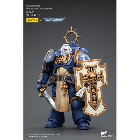 Warhammer 40k Action Figure 1/18 Ultramarines Bladeguard Veteran 03 12 cm (przedsprzedaż)