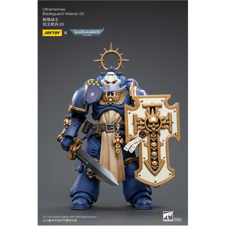 Warhammer 40k Action Figure 1/18 Ultramarines Bladeguard Veteran 03 12 cm (przedsprzedaż)