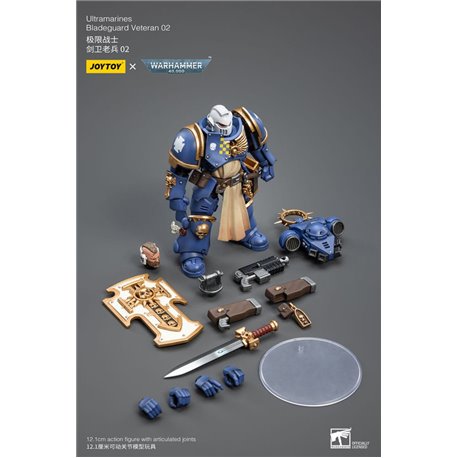 Warhammer 40k Action Figure 1/18 Ultramarines Bladeguard Veteran 02 12 cm (przedsprzedaż)