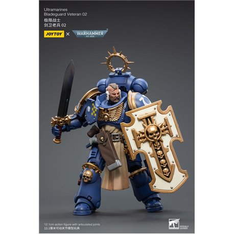 Warhammer 40k Action Figure 1/18 Ultramarines Bladeguard Veteran 02 12 cm (przedsprzedaż)