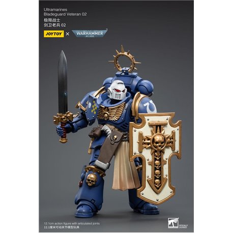 Warhammer 40k Action Figure 1/18 Ultramarines Bladeguard Veteran 02 12 cm (przedsprzedaż)