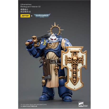 Warhammer 40k Action Figure 1/18 Ultramarines Bladeguard Veteran 02 12 cm (przedsprzedaż)