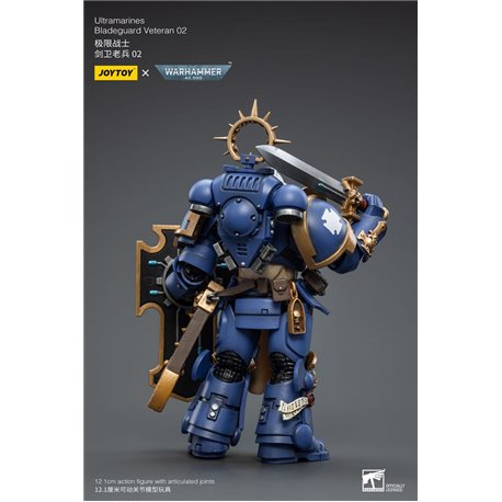 Warhammer 40k Action Figure 1/18 Ultramarines Bladeguard Veteran 02 12 cm (przedsprzedaż)