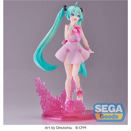 Hatsune Miku Luminasta PVC Statue Sakura Miku Omutatsu Ver. 21 cm