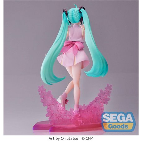 Hatsune Miku Luminasta PVC Statue Sakura Miku Omutatsu Ver. 21 cm