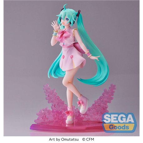 Hatsune Miku Luminasta PVC Statue Sakura Miku Omutatsu Ver. 21 cm