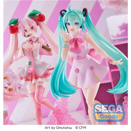 Hatsune Miku Luminasta PVC Statue Sakura Miku Omutatsu Ver. 21 cm