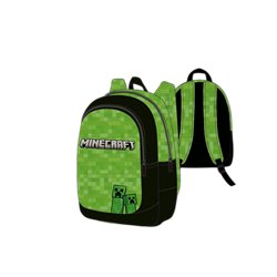 Plecak Minecraft Zielono-czarny