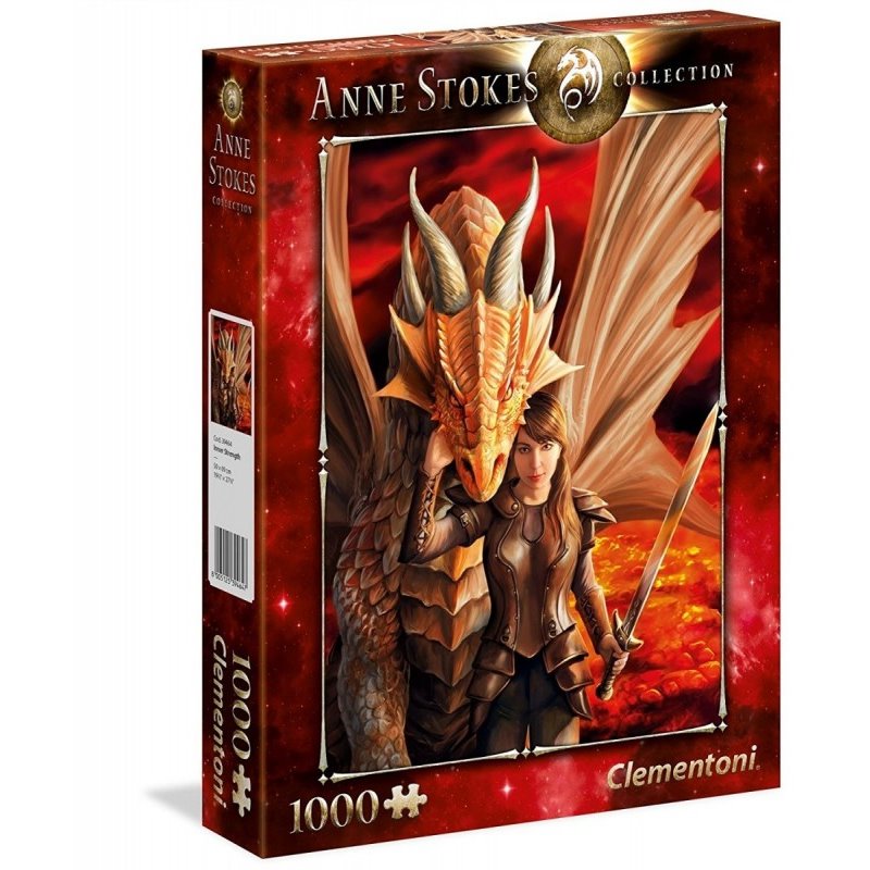 Puzzle 1000 Anne Stokes- Wewnętrzna siła