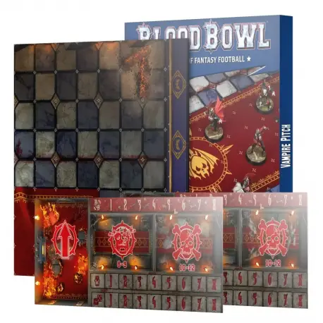 Blood Bowl Vampire Team Pitch & Dugouts (przedsprzedaż)