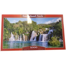 Puzzle 4000 Wodospady Krka - Chorwacja
