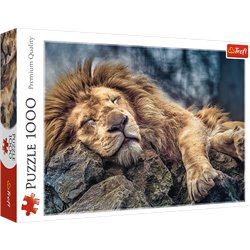 Puzzle 1000 Śpiący lew