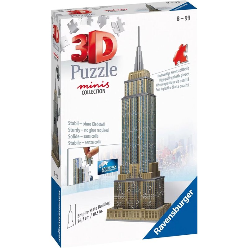 Puzzle 3D 54 Mini budowle. Empire State Building