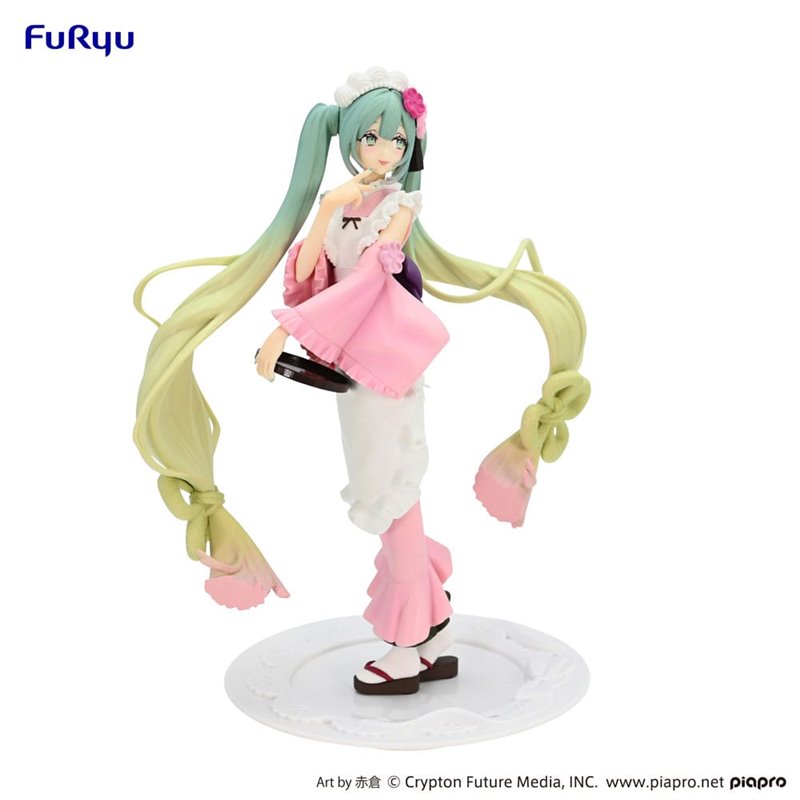 Hatsune Miku Exceed Creative PVC Statue Matcha Green Tea Parfait Cherry Blossom Ver. 20 cm (przedsprzedaż)