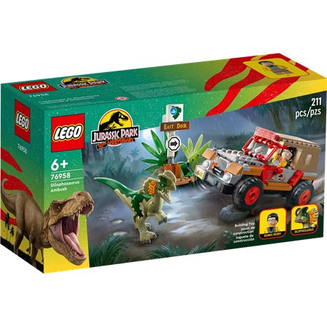 LEGO Jurassic World 76958 Zasadzka na Dilofozaura