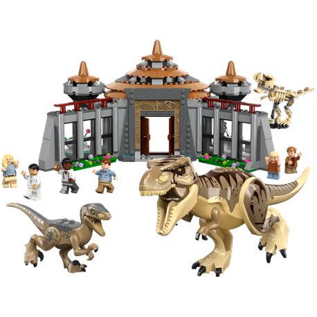 LEGO Jurassic World 76961 Centrum dla odwiedzających: atak tyranozaura i raptora