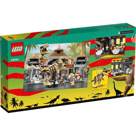 LEGO Jurassic World 76961 Centrum dla odwiedzających: atak tyranozaura i raptora