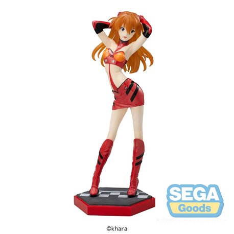 Evangelion Luminasta PVC Statue Evangelion Racing Asuka Shikinami Langley Pit Walk 25 cm (przedsprzedaż)