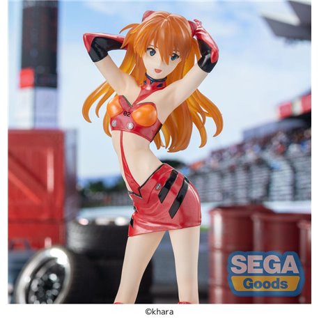 Evangelion Luminasta PVC Statue Evangelion Racing Asuka Shikinami Langley Pit Walk 25 cm (przedsprzedaż)