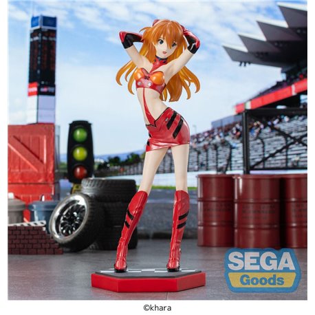 Evangelion Luminasta PVC Statue Evangelion Racing Asuka Shikinami Langley Pit Walk 25 cm (przedsprzedaż)