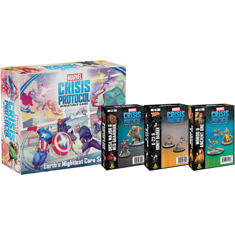 Marvel: Crisis Protocol - Earth's Mightiest Core Set + Gratisy (przedsprzedaż)