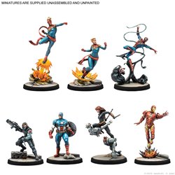 Marvel: Crisis Protocol - Earth's Mightiest Core Set + Gratisy (przedsprzedaż)