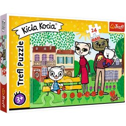 Puzzle 24 maxi Zabawy Kici Koci